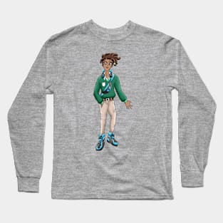 ANIME HYPEBEAST BOY SCHOOL UNIFORM (GREEN) Long Sleeve T-Shirt